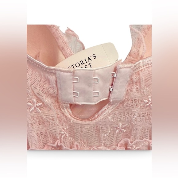 NWT Victoria’s Secret Pink Lace Bodice Lingerie Top - Picture 5 of 5